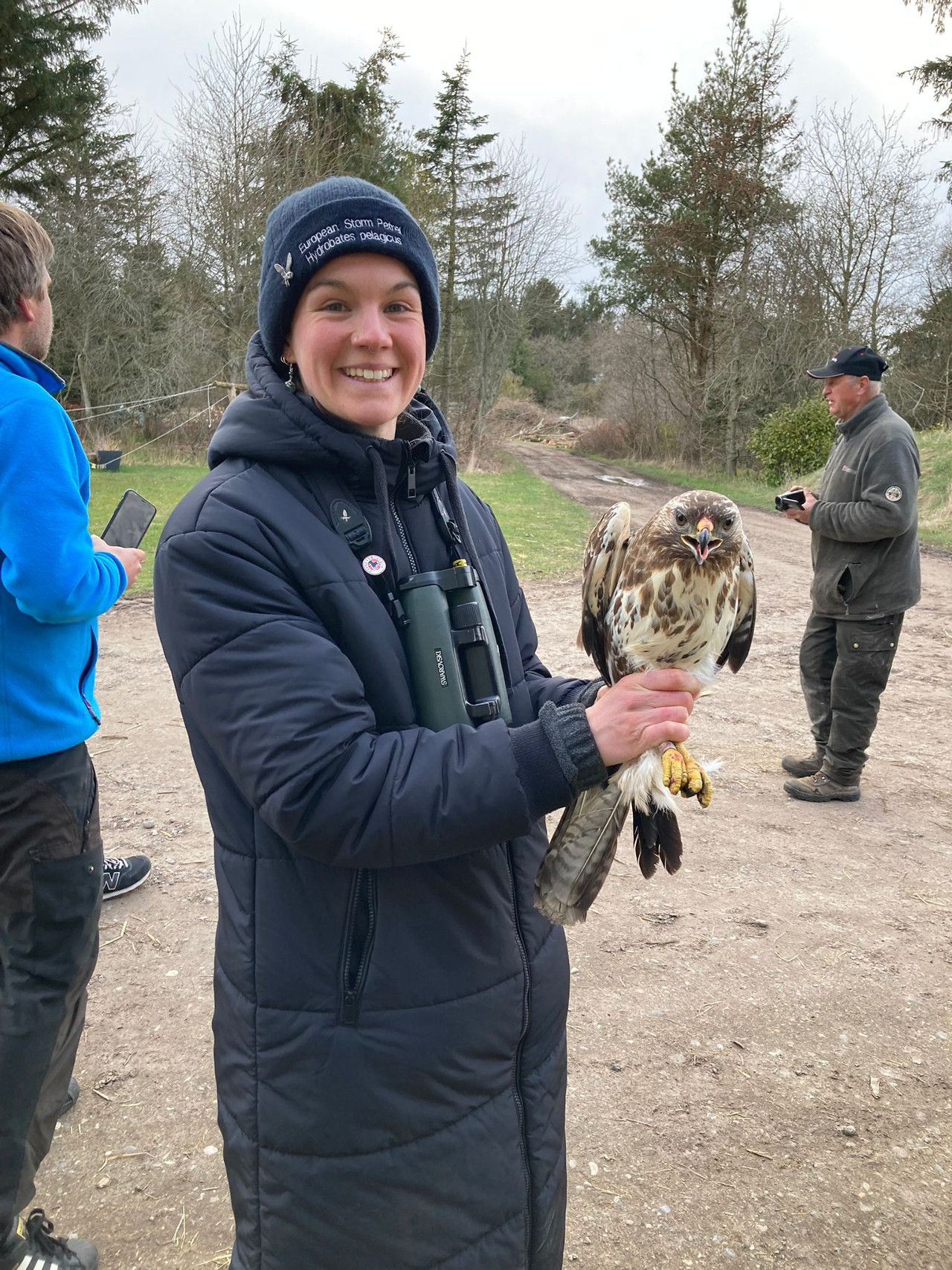 Lauren with GPS Buzzard