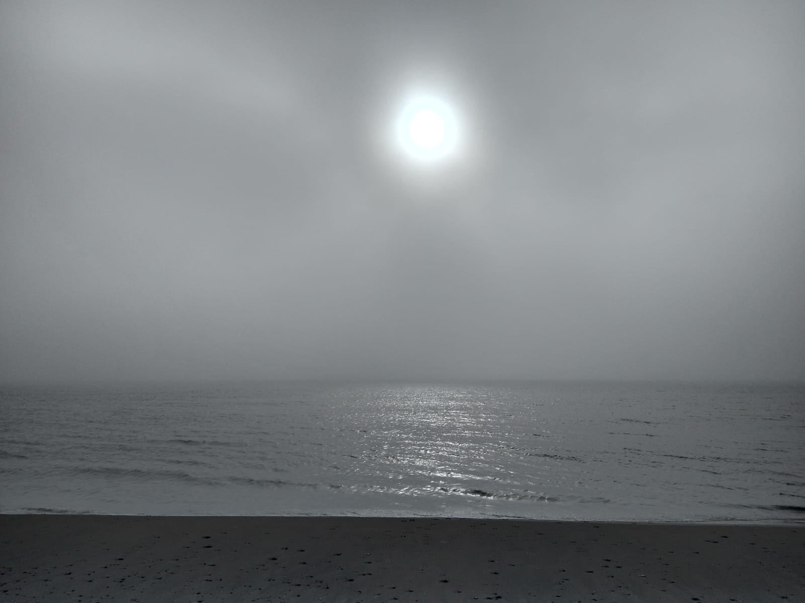 foggy sea